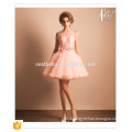 Pink Short Mini Tutu Dress with Lovely Bow New Year Christmas Party Dress Lady Host Dress Short Pink Bridesmaid Dress